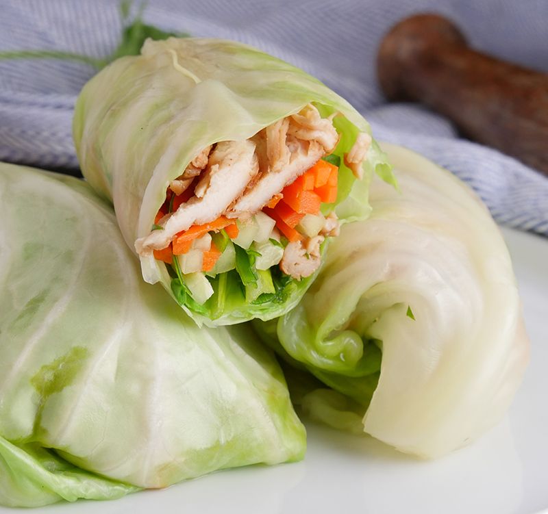 These Low-carb Chicken Spring Rolls Will Be Your Go-to Recipe and Video