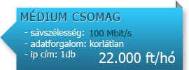 M&eacute;dium csomag