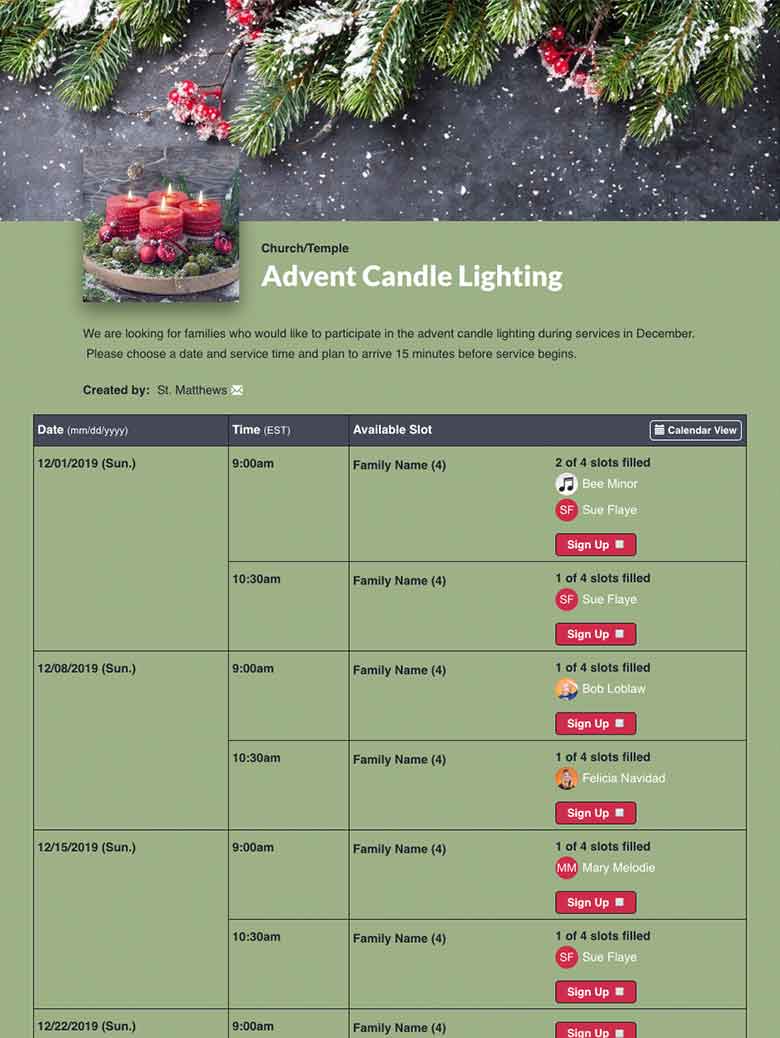 fifth sign up screenshot