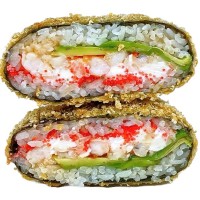 Суші бургер з креветкою