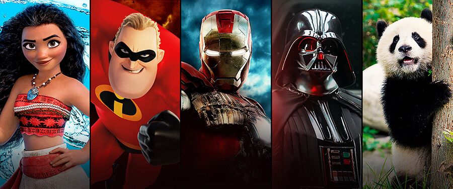 Disney, Pixar, Star Wars, National Geographic