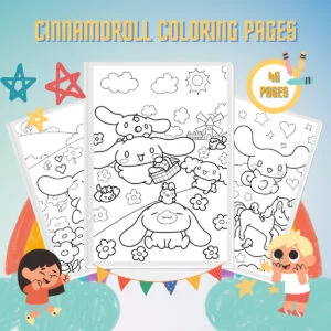Cinnamoroll Coloring Pages thumbnail