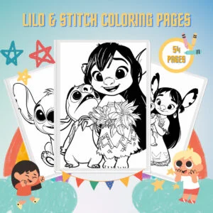 Lilo & Stitch Coloring Pages thumbnail