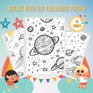 Solar System Coloring Pages thumbnail
