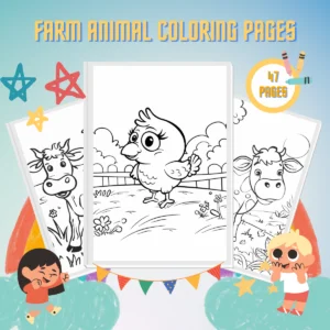 Farm Animal Coloring Pages thumbnail