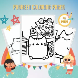 Pusheen Coloring Pages thumbnail