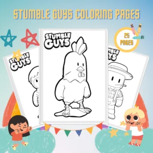 Stumble Guys Coloring Pages thumbnail