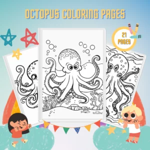 Octopus Coloring Pages thumbnail