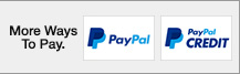 Pay with PayPal or PayPal Credit