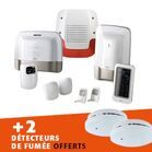 Lot pack alarme tyxal + vidéo + 2 détecteurs de fumée connectés offerts