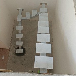 Каркас лестницы на одном косоуре