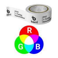 PVC Klebeband in RGB Farben