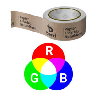 Papier Klebeband in RGB Farben