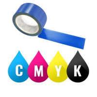 PP Farbtapes in CMYK Farben