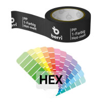 PP Klebeband in Hex Farben