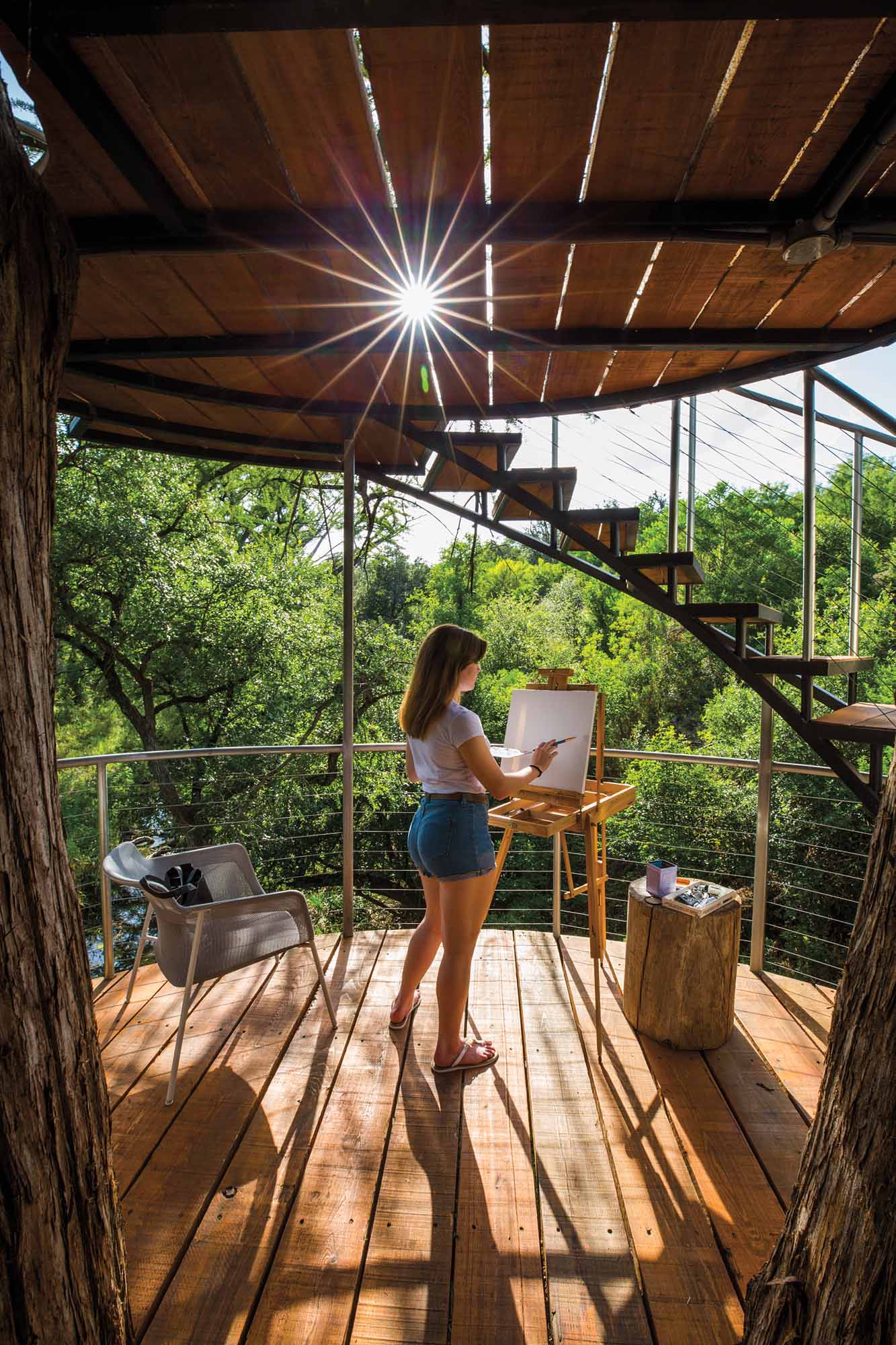 Commune with Nature at These Treehouses in the Texas Hill Country