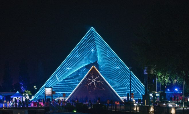 A Stunning Pyramid Show is Opening at Arlington's Globe Life Park