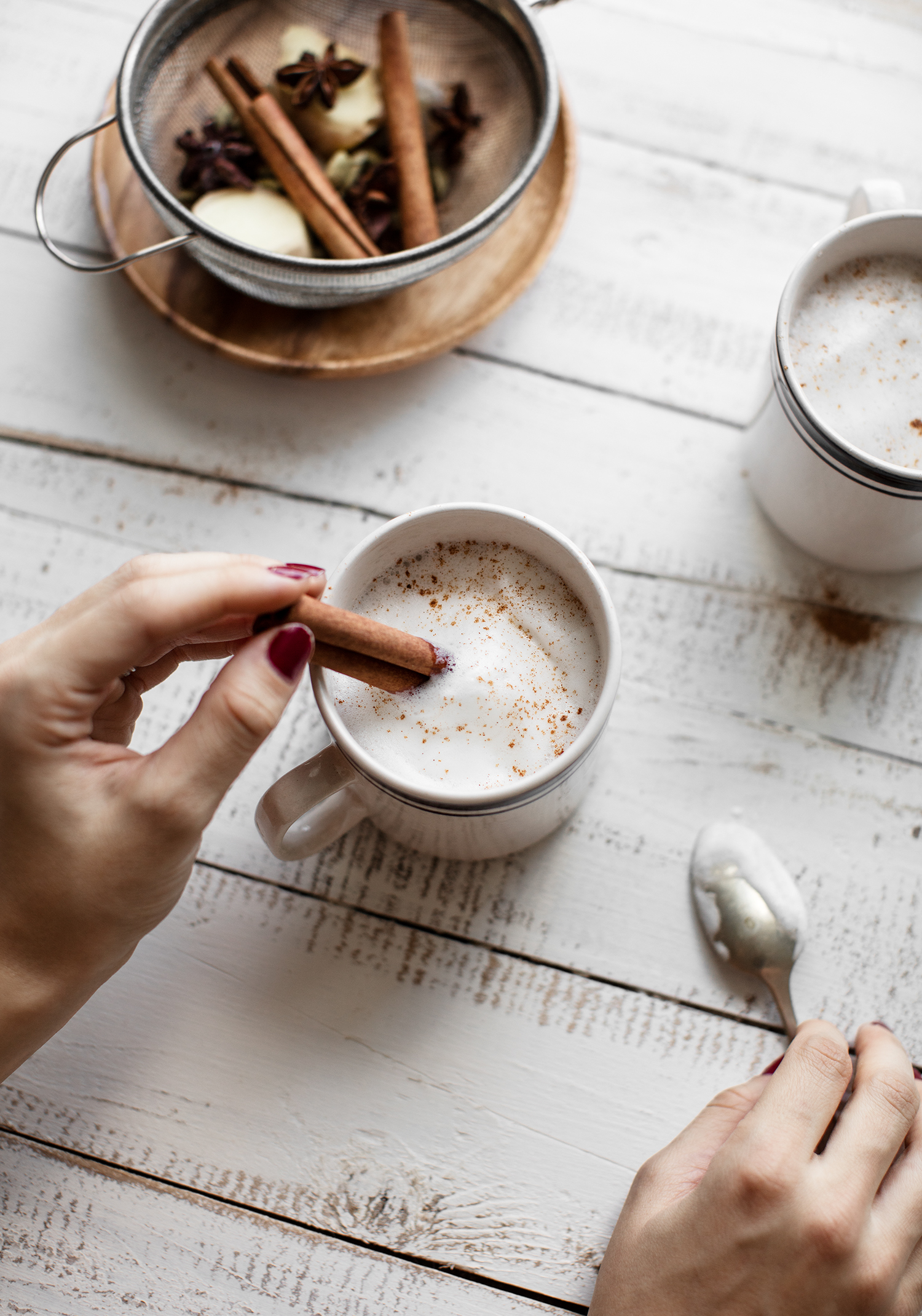Chai latte maison &agrave; l'&eacute;rable