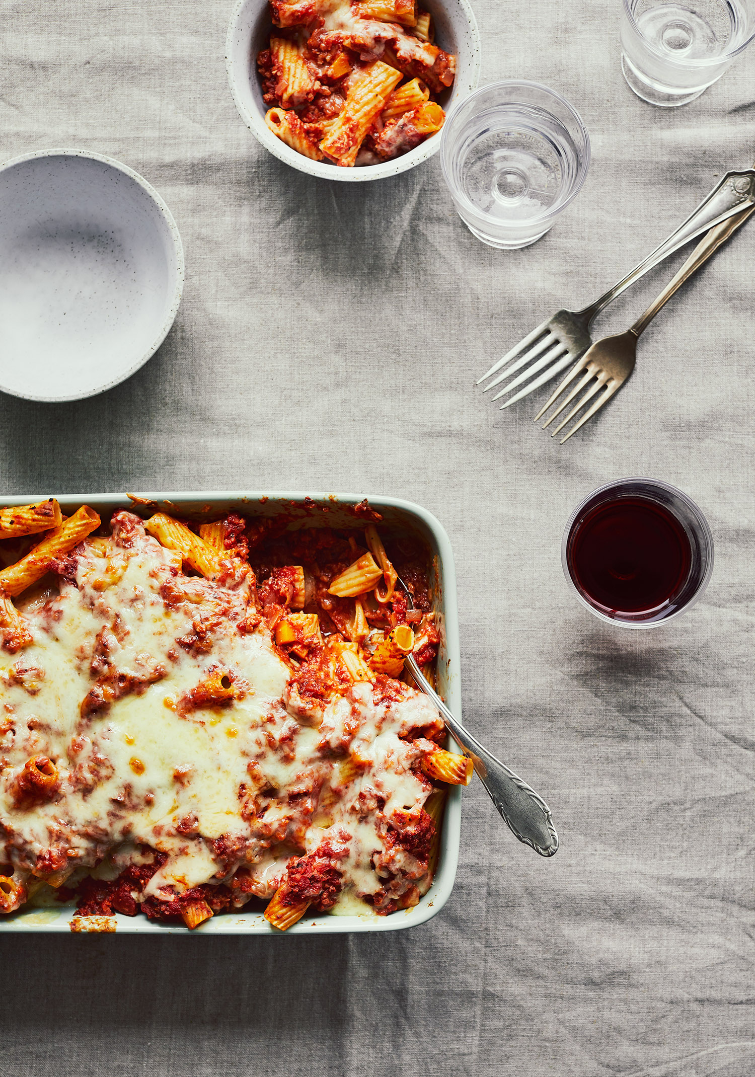 Rigatonis &agrave; la prot&eacute;ine v&eacute;g&eacute;tale ( PVT)