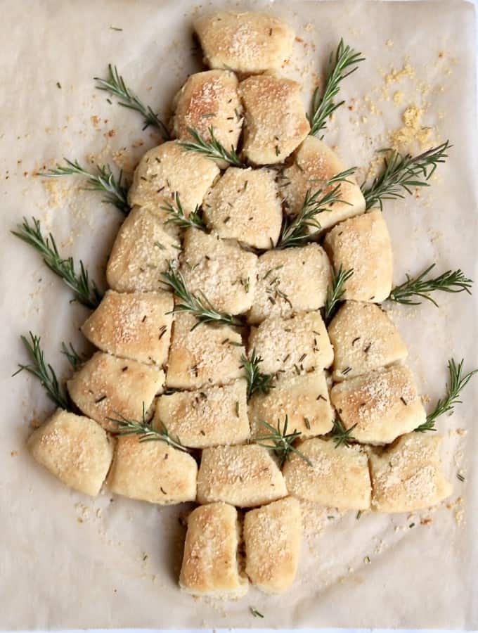 Christmas Tree Dinner Rolls