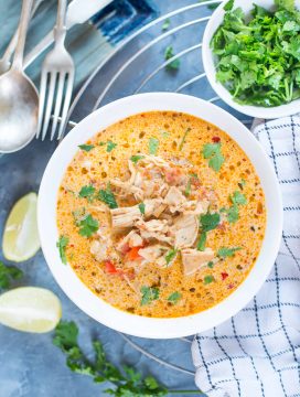 Mexican Chicken Soup - keto Low Carb