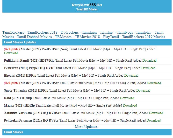 kutty movies collection