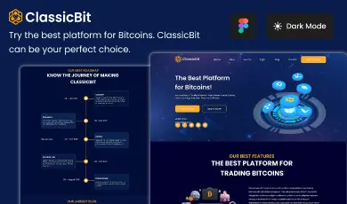 Bitcoin & ICO UI kit template