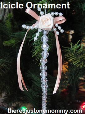 beaded Christmas ornament