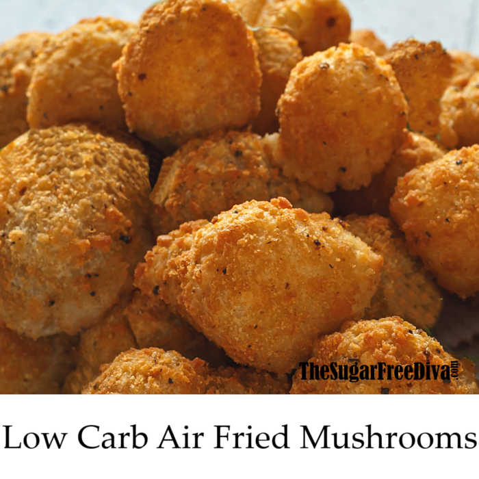Low Carb Air Fried Mushrooms