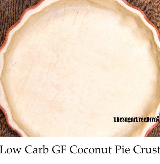 Coconut Flour Low Carb Pie Crust