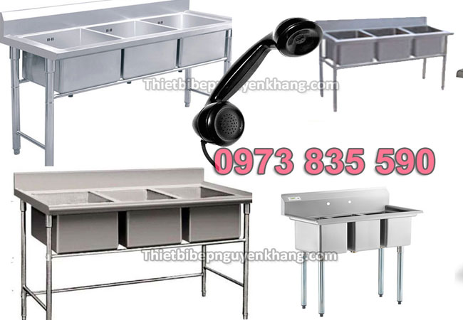 Chậu rửa ba hố kh&ocirc;ng b&agrave;n