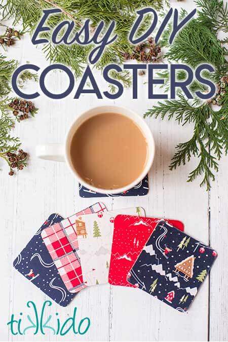 Easy DIY Coasters for Christmas
