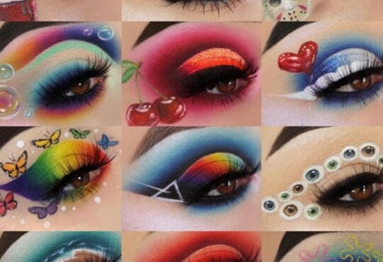 trendy makeup art by Maggie Jones