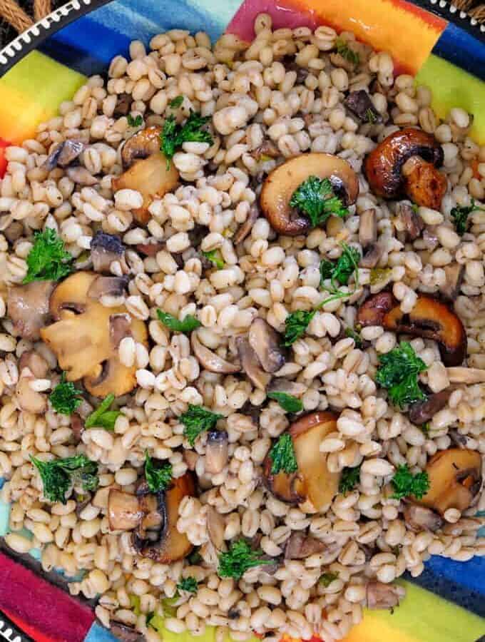 Barley Pilaf With Mushrooms