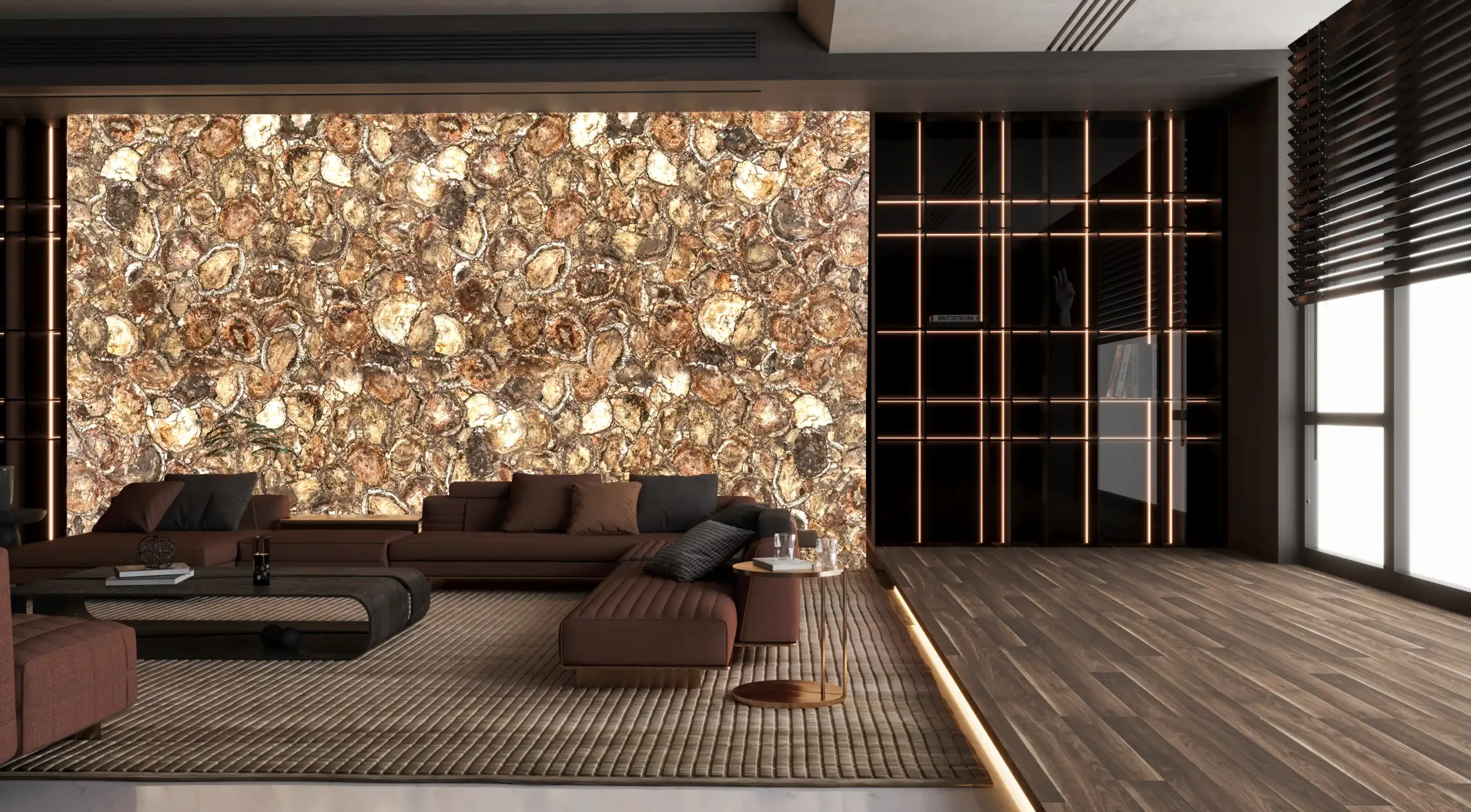 Petrified wood stone