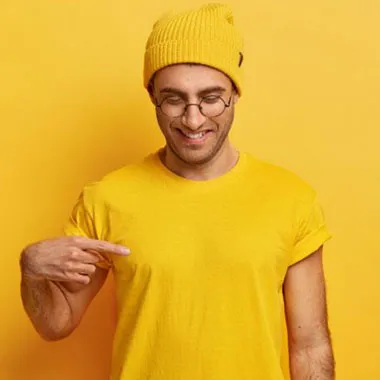 yellow tshirt