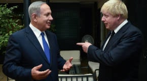 boris johnson benjamin netanyahu