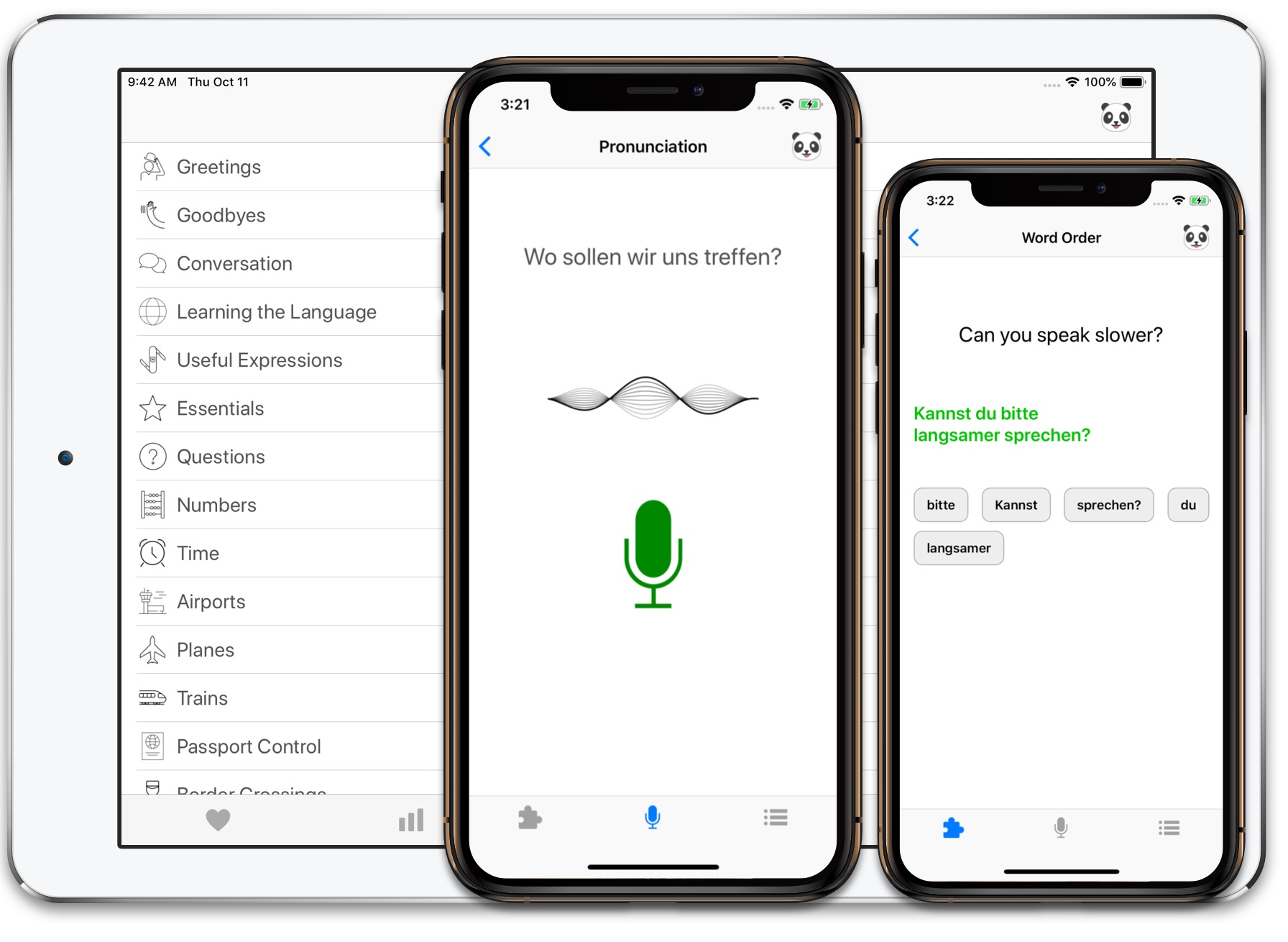 iOS Learn German App