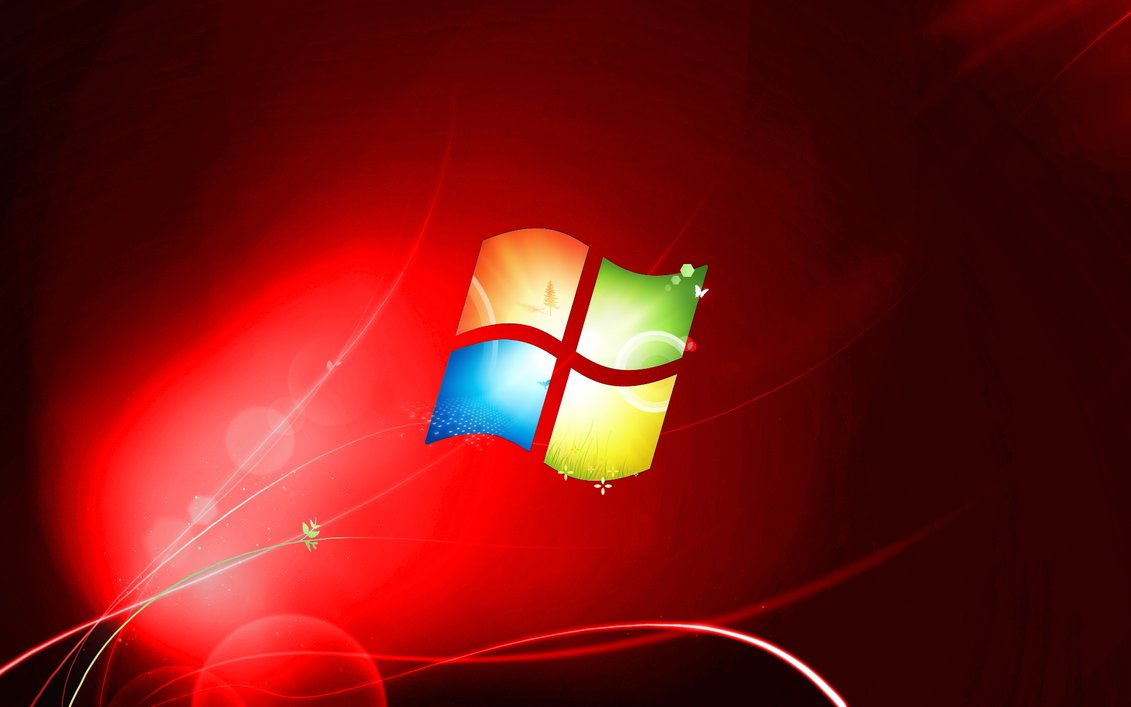 Windows 7 Red Wallpapers