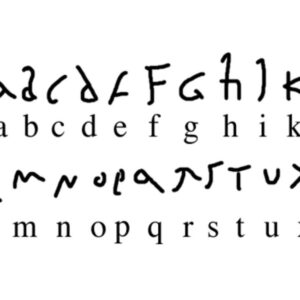 Wooden Roman letters