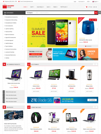 ShoppyStore-WordPress Theme