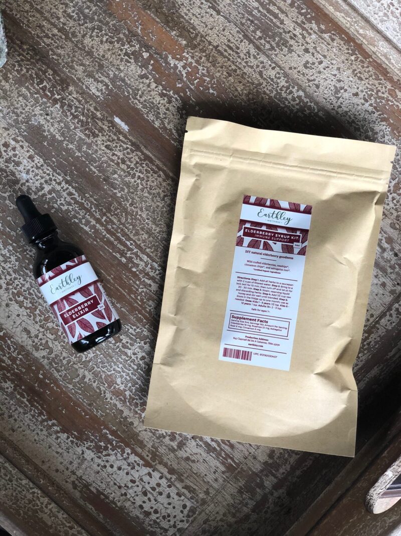 Earthley Elderberry Elixir on 100 Days of Real Food