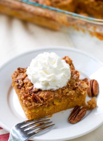This quick and easy pumpkin dump cake is your next go-to fall dessert. Dump cakes&nbsp;recipes are so versatile and are perfect for serving a crowd or whipping up a quick dessert to feed your family as a treat. An easy pumpkin recipe that is a no-fail recipe. Just mix, dump, and bake. It's that easy.