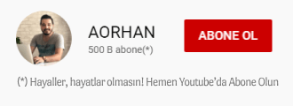 youtube abone