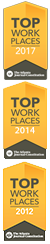 Top Work Places - 2012, 2014, and 2017