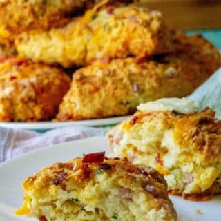 Ham and Cheese Savory Scones