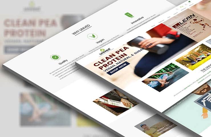 Unived eCommece Website Development by Axis Web Art