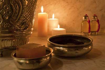 Hammam / Gommage - Institut de beauté Orléans - Beauté Bien-être Détente Massage Esthéticienne Spa Relaxation Epilation Lumière Pulsée Modelage UV