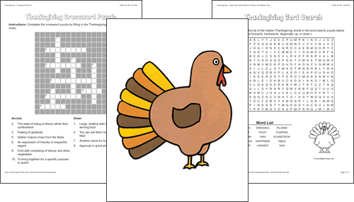 thanksgiving activities