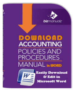 Accounting Policies and Procedures Manual